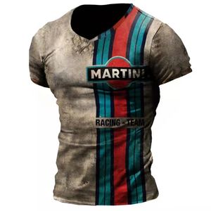 T-shirts Vintage pour hommes impression 3D t-shirt américain à manches courtes surdimensionné Hip Hop col rond coton t-shirts hommes vêtements Camiseta