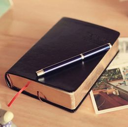 Vintage Dik Papieren Notebook Kladblok Lederen Bijbel Dagboek Boek Zakka Journals Agenda Planner School Kantoorbenodigdheden Leveringen 240306