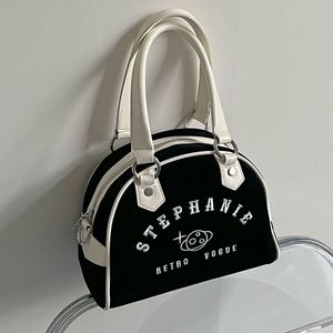 Vintage Top Handle Boston Tas Retro Bowlingtas Handtas dames Designer Tas Casual Klassieke Designer Lederen Clutch Tote Reistassen Make-up Boston Bags