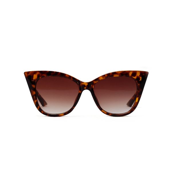 lunettes couleur tortue vintage, grande monture pour femmes, lunettes de soleil populaires, oreilles de chat (pain cuit à la vapeur en forme d'oreille de chat), yeux de chat, lunettes de soleil