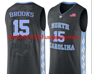 Vintage UNC Tarheels Garrison Brooks # 15 College Basketball Jersey Tamaño S-4XL 5XL personalizado cualquier nombre número jersey