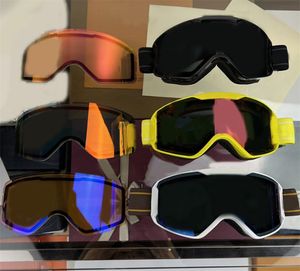 Vintage Unisex Ski Goggles Fashion Heren Ski -bril Bescherming UVAUVB Antireflection Snow Goggle6335035
