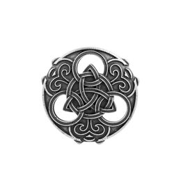 Vintage vikingo celta runa brújula broche joyería ropa accesorios