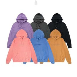 Lavagem vintage moletom homens mulheres hoodies designer hoodie carhar bordado pulôver suéteres oversize roupas de estilo de trabalho masculino