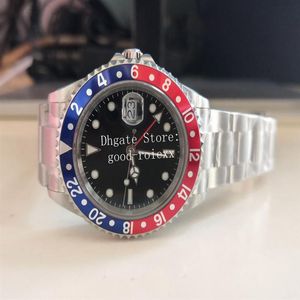 Relojes Vintage Mens ALEA RED BEZEL MIRADO BP Factory Automatic 2813 Antique Steel 16710 Men 1675 Retro BPF WRISTW326V