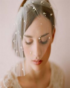 Vintage Wedding Bridal White Birdcage Veil Blusher Net Veil Veil One Lile Hair Accessoires PEP CHE CHEUR