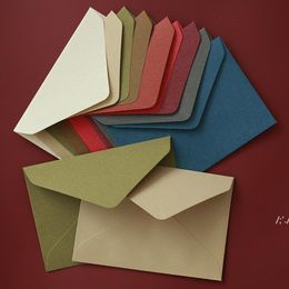 Vintage westerse enveloppen lege papieren portemonnee enveloppen voor bruiloft uitnodiging foto opslag papier zakje