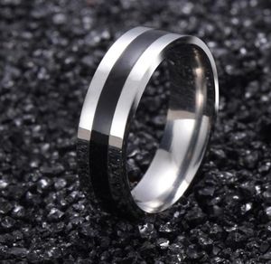 Vintage witgouden kleur 316L roestvrijstalen ringheren sieraden voor vrouwen trouwring mannelijke ring voor liefhebbers G158090439