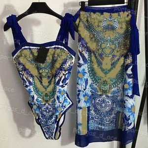 Traje de baño Vintage para mujer, faldas de playa, traje de baño Sexy de una pieza, vestido de playa de verano, trajes de baño para fiesta en la piscina