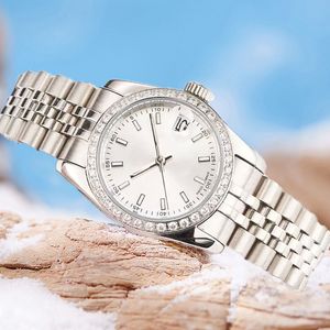 Montre AAA pour femmes vintage Mécanique automatique 36MM Lunette diamant Saphir montres de luxe Designers en acier inoxydable Montres-bracelets Montre Luxe Cadeau Montre Homme