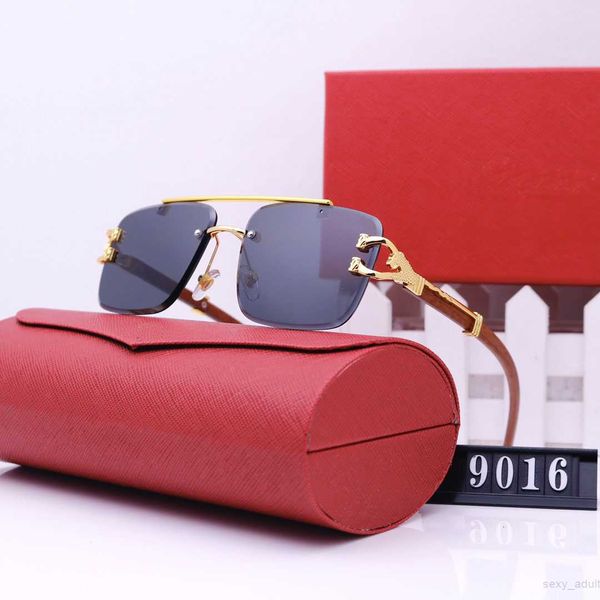 Marcos de madera vintage gafas woow oro grabado decorativo hebilla de metal para mujer gafas sin montura de perfil bajo gafas de sol clásicas para hombre eco eyew