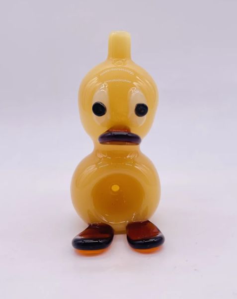 Vintage Yellow Duck Glass Pipe Original Glass Factory Made peut mettre le logo du client par DHL UPS CNE