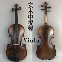 Viola Tout instrument à cordes en bois massif ébène mat