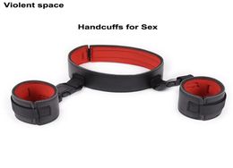 Espace violent Menottes Jouets sexuels pour couples de femmes Bdsm fétiche Harnais de bondage Jouets érotiques Jeux pour adultes Brinquedos sexuais4421509