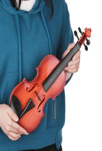 Violín Juguete educativo para niños Mini violín eléctrico con 4 cuerdas ajustables Arco de violín Juguete musical para niños 2204195020318