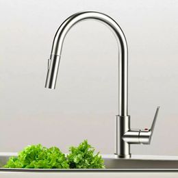 Les robinets d'évier de lavabo de cuisine en acier inoxydable de marque Viomi retirent le robinet d'aérateur de montage sur pont de mélangeur d'eau chaude et froide à poignée unique de Xiaomi Youpin