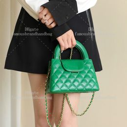 Bolso de la aleta de 25,5 cm Bolso de hombro para mujeres Bolsas de caviar de mujer 10a Mirror Bolsa de diseñador Bolsa de cadena cruzada con caja C001