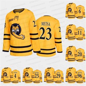 VipCeoMit Rare 2022 College Hockey Navy Jersey Eric Hartzell Ethan de Jong Yaniv Perets Odeen Tufto Bryc Van Brabant Zach Metsa Ty Smilanic Bryan