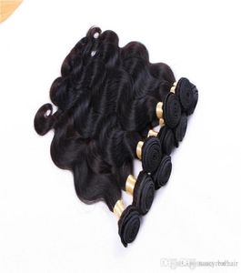 Virgin Hair Body Wave Heuvrained Human Heuvien Malaysian Malaysian Indian Cambodian Wave 6 Bundles tisse 60gr One Piece DHL4911648