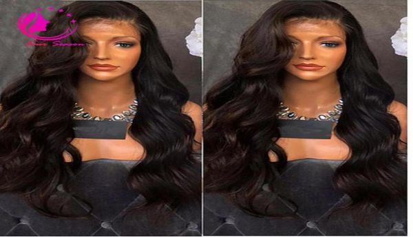 Virgin Malaysian Human Hair Silk Top Lace Wig Front Body Wig Full Lace Human Hair Wig with Baby Hair Wigless Dentel Wig for Women77886516