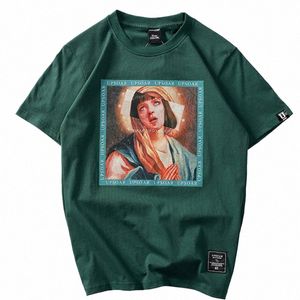 Virgin Mary Mannen T-shirts 2023 Grappig Gedrukte Korte Mouw T-shirts Zomer Hip Hop T-shirt Streetwear Casual Cott tops Tees Nieuwe O0nf #