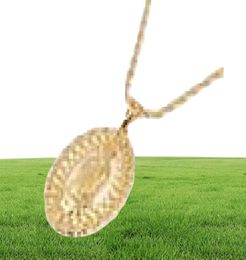 Collier chaîne avec pendentif vierge marie pour femmes, collier en or Simple, cadeau de saint valentin, 1504827