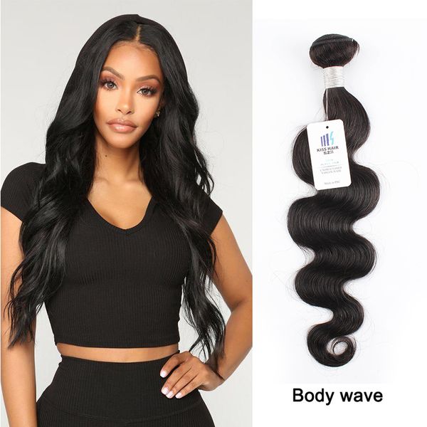 Virgin Weave Wefts 3/4 Bundles 10-26 pulgadas Remy brasileño Cuerpo recto humano Onda profunda suelta Onda de trama doble Virgen al por mayor