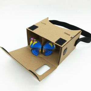 Lunettes de réalité virtuelle Google Cardboard DIY VR Lunettes pour écran 5.0 