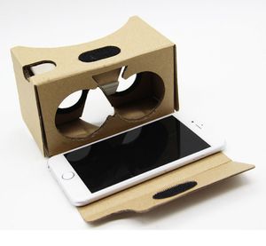 Lunettes de réalité virtuelle Google Cardboard DIY VR Lunettes pour écran 5.0