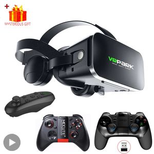 Virtual Reality VR-bril 3D-headset Bluetooth-apparaten Smartphone Helm Bril Lenzen Smartphone Viar-hoofdtelefoon Mobiel mobiel 240124