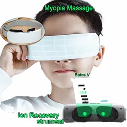 Visi Recovery Training Device EMS Acuprure Enfant Restaurer Myopie Lunettes Instrument de Massage des Yeux Smart Green Eye Masseur T8HB #