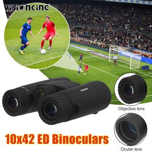 Visionking 10x42 ED jumelles puissantes longue portée Zoom télescope professionnel BAK4 Portable monoculaire Camping tourisme en plein air