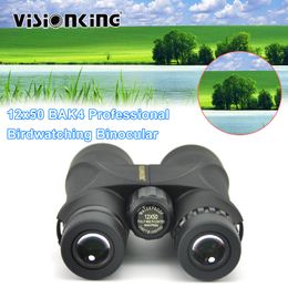 Visionking 12x50 télescope binoculaire professionnel BAK4 grande Vision Zoom Guide portée pour l'observation des oiseaux chasse Camping étanche