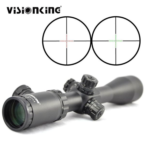 Visionking 2-16x44 Lunette de visée pour fusil de chasse Spyglass Viseur optique télescopique Sniper Aim Viseur optique Lunette de visée longue portée Accessoires tactiques