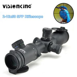 Visionking 2-16x50 SFP Rifle Scope Mil-dot Red Dot Optical Hunting Tactical Telescopic Sight for Air Rifle Spyglass Hunting