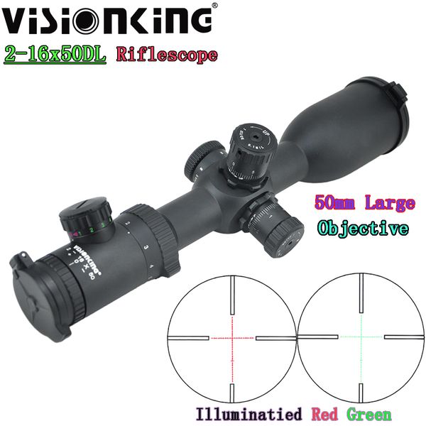 Visionning 2-16x50 SFP Riflescope étanche FMC Focus côté verrouillage de toure