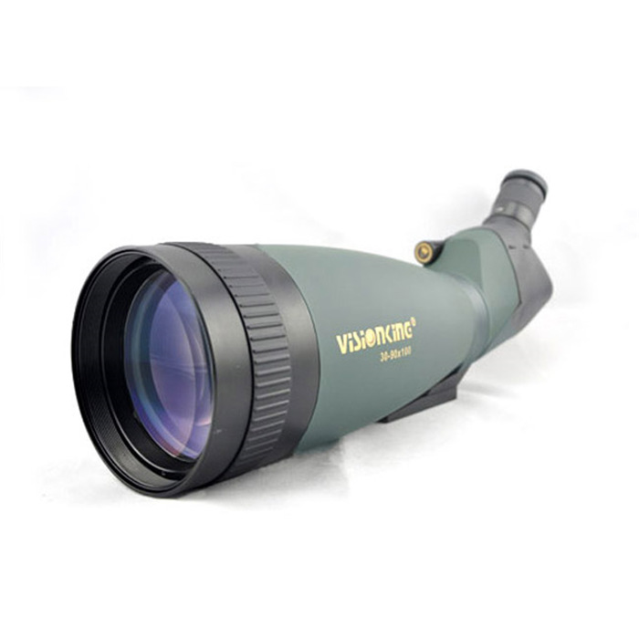 VISIONKING 30-90X100 Alta qualidade Spotting Scope com tripé de correspondência totalmente multi Óptica revestida Bak4 para a caça a observação de pássaros