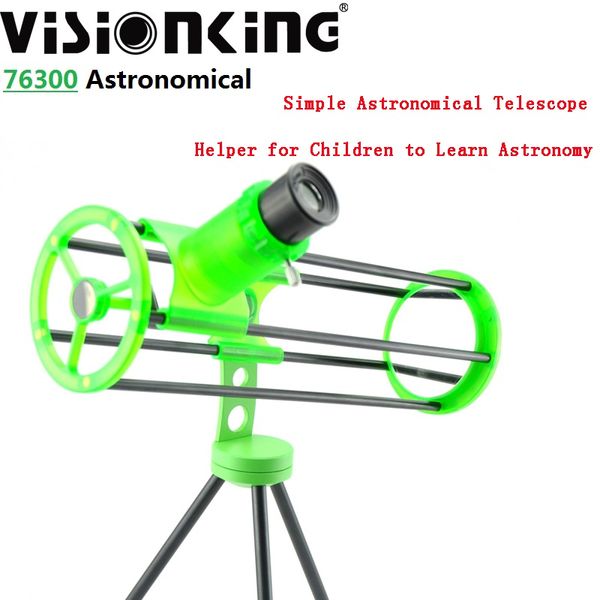 Visionking 30x enfants 76300 réflecteur newtonien spatial télescope astronomique étudiants expérience scientifique simuler