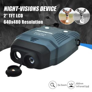 Visionking 3x Digital infrarouge monocular Night Vision Scope pour la chasse aux lunettes monoculaires de chasse Videos / photos avec carte SD