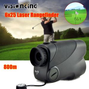 Visionking 6x25 Golf Laser Afstandsmeter Afstandsmeter 800m Professionele Bak4 Waterdichte Tactische Jacht Verrekijker Lange Afstandszoeker Telescoop