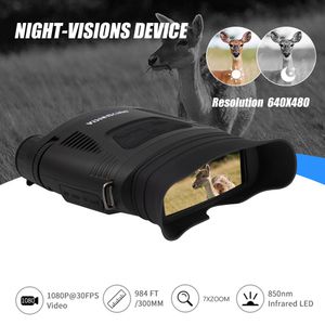 Visionking 7x binoculaire HD caméra infrarouge chasse Vision nocturne appareil portée Zoom numérique chasse télescope extérieur jour nuit double usage
