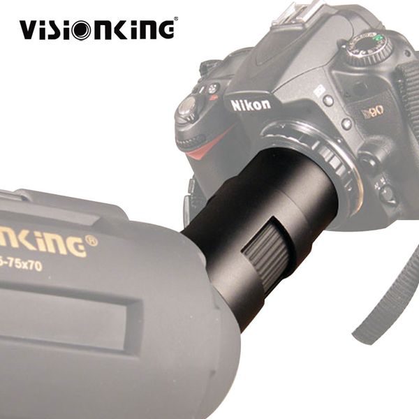 Tube d'extension de photographie Visionking pour longue-vue télescope convertisseur d'objectif adaptateur de bague de Conversion adapté pour appareil photo reflex M42