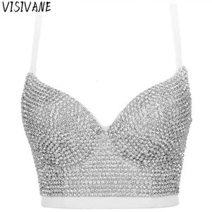 Visivane Party Shaper Bra Body Cost Shapewear Underwear Club Club Femme Vêtements Blusa Corset Crop Tops Trainer 240516