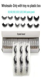 VISO Eyelashes Set 3D Mink Eyelashes Band Invisible Band Lathes Reutilizable Maquillaje Falso Dramático Faux CILS Whole2604229