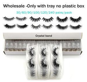 VISO CEYELASHES SET 3D FILLES MINK COSES INVISIBLE LASHES MAVALUMATION RÉUSABLE FAUX DRAMATIC FAUX CILS WILL8437355