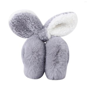 Viseras Bowknot Orejeras plegables Winter Ear H Cartoon Warming Womens Cover Diadema para orejas