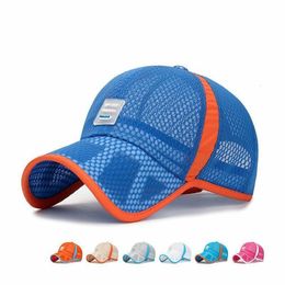 Vizieren Kinderen Baseball Caps Baby Meisjes Zonnehoed Vizier Jongens Pet Gorras Kids Zomer Ademend Mesh Cap 230627