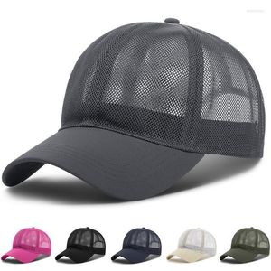 Visors mooie hoeden voor vrouwen modehop unisex cap mannen hoed zon verstelbare heup dyed honkbal brede vizier damesvisors delm22