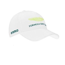 Vizieren Fashion Aston Martin Match Hat Spaanse coureur Fernando Alonso groen witte baseballpet 230627