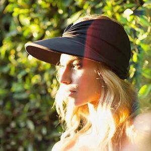 Viseras Buen sombrero para el sol Ropa de playa que combina con todo Mujer Gorra simple y amigable con la pielViseras